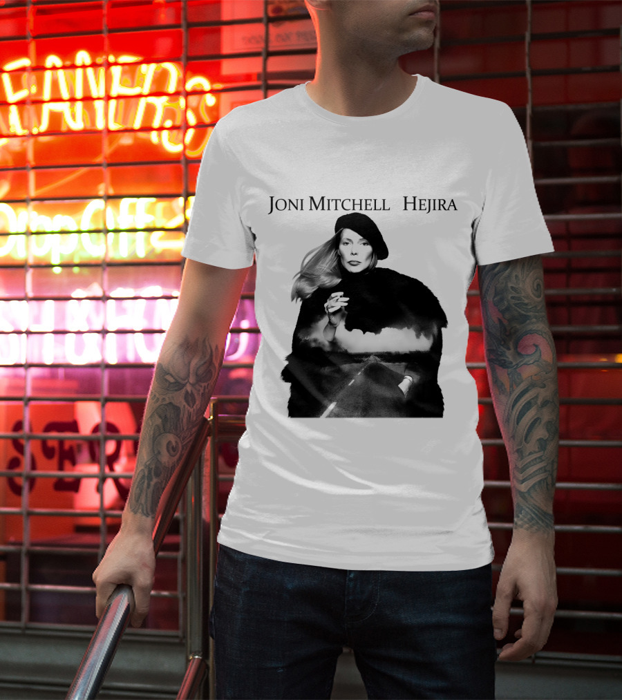 Joni Mitchell Hejira Album Cover Road T-Shirt