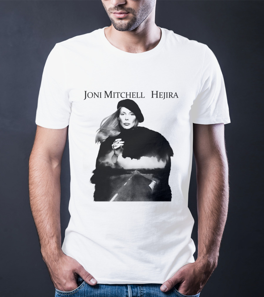 Joni Mitchell Hejira Album Cover Road T-Shirt