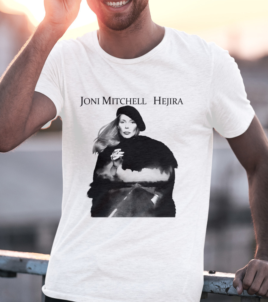 Joni Mitchell Hejira Album Cover Road T-Shirt