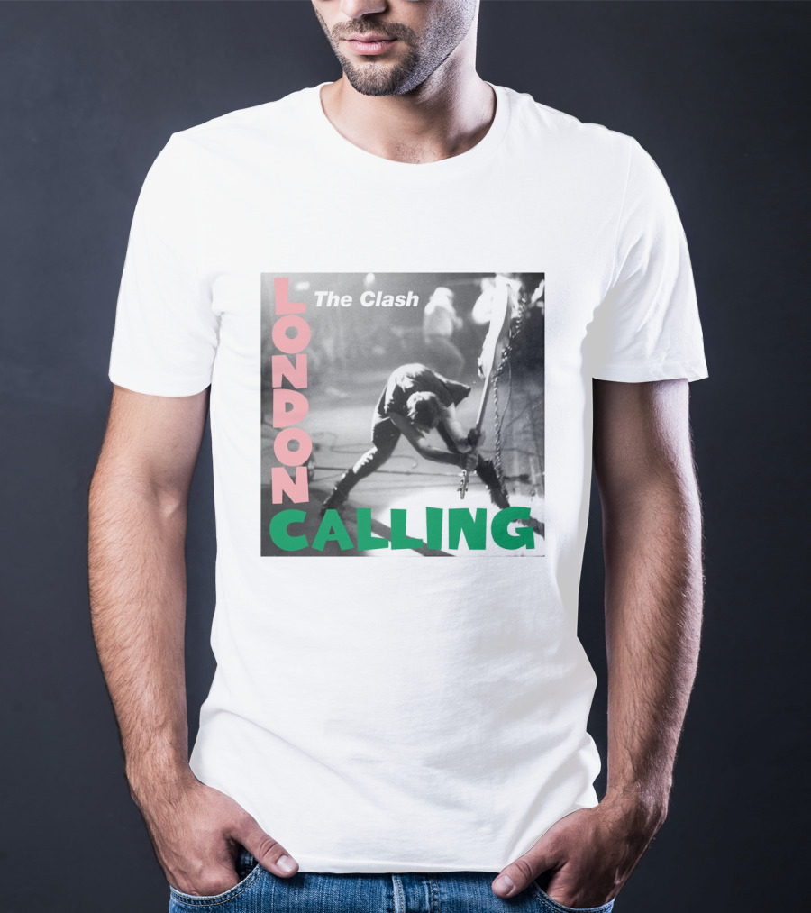 The Clash London Calling Iconic Album Cover Punk Rock Legends T-Shirt