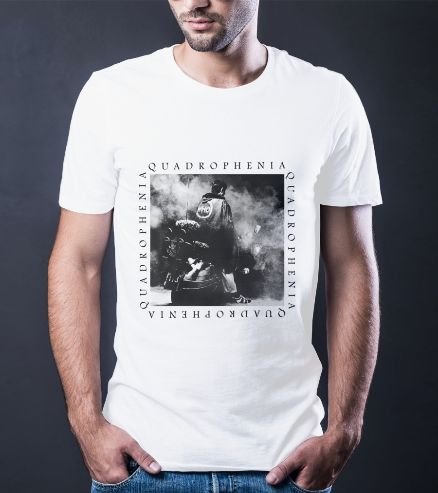 Quadrophenia The Who Motorcycle Jacket Smoke Image T-Shirt