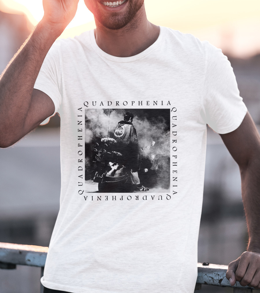 Quadrophenia The Who Motorcycle Jacket Smoke Image T-Shirt