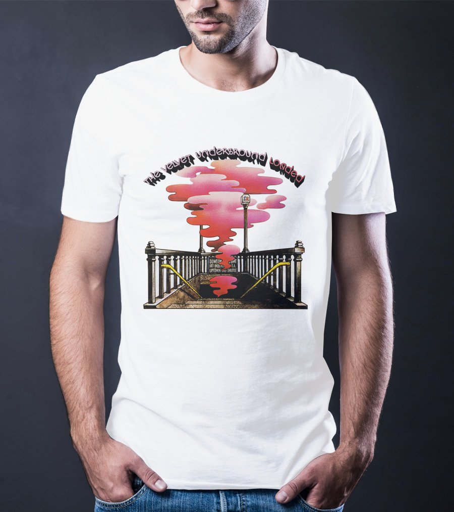The Velvet Underground Loaded 1970 Album Subway Artwork Junction Brooklyn Uptown Via 8th Avenue Station T-Shirt