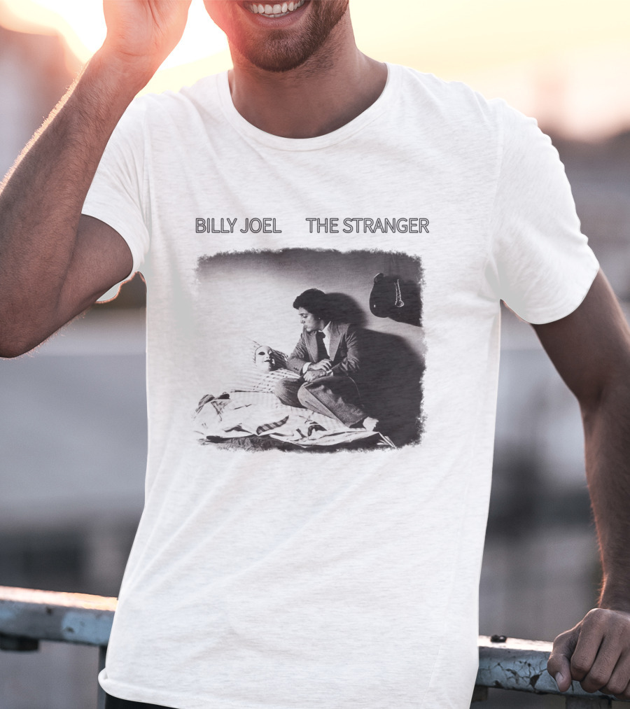 Billy Joel The Stranger Album Cover Sitting On Bed With Mask T-Shirt