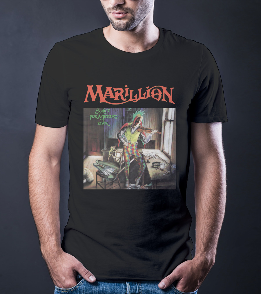 Marillion Script For A Jester's Tear Vintage Album T-Shirt