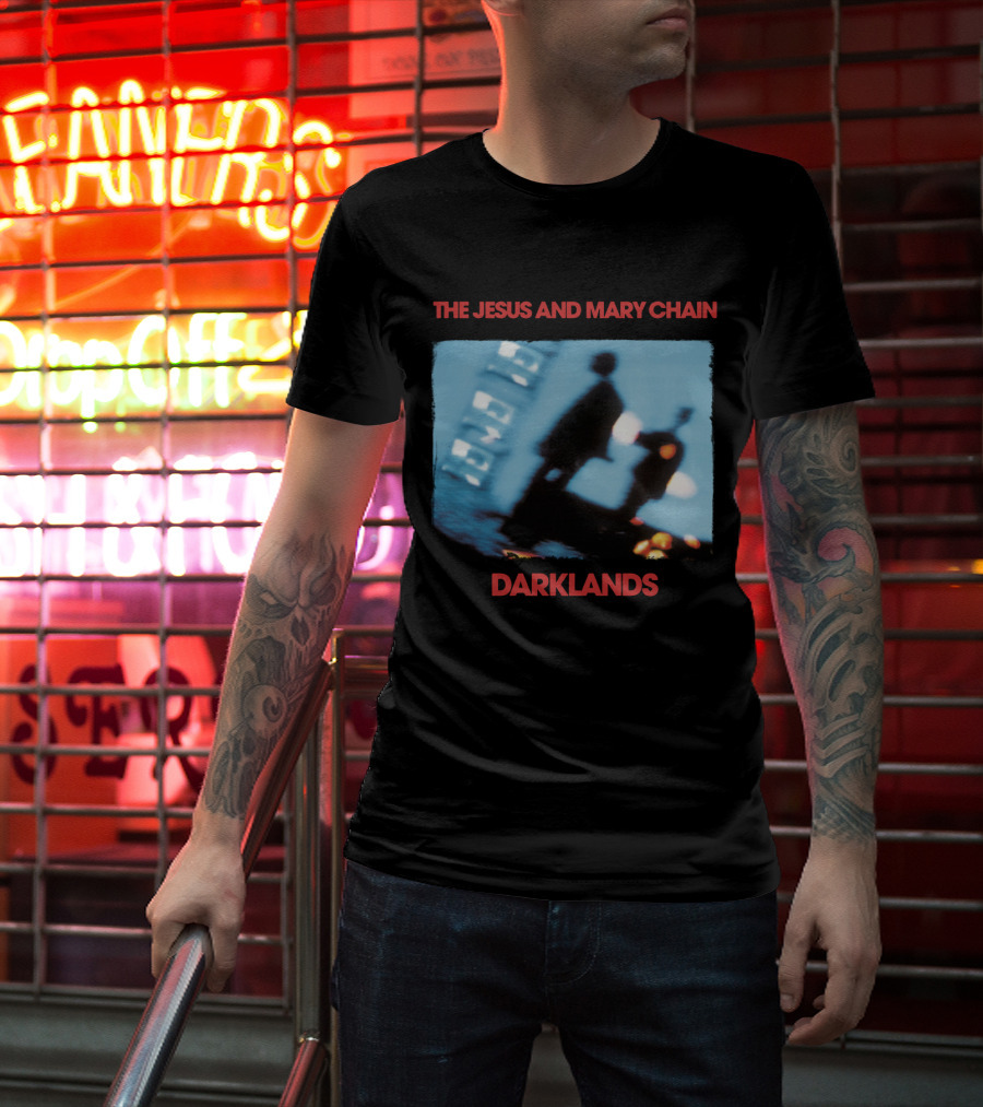 The Jesus And Mary Chain Darklands Silhouette Album Cover T-Shirt