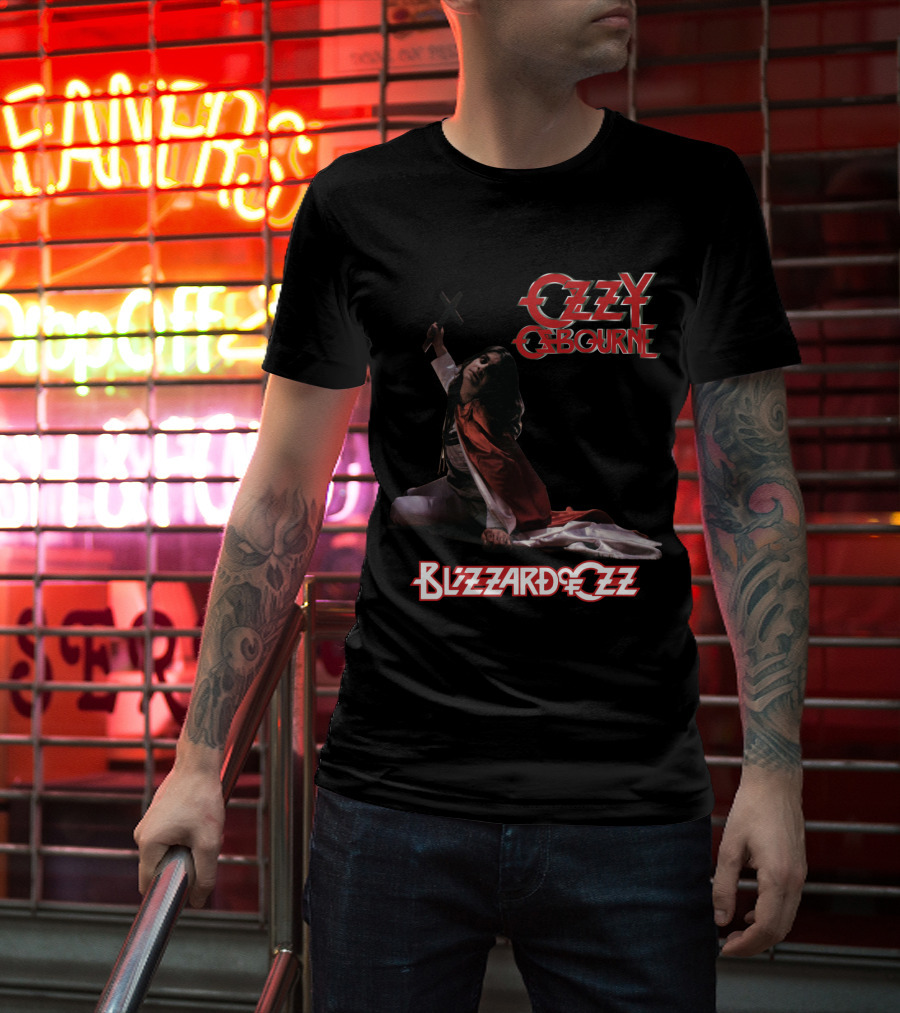 Ozzy Osbourne Blizzard Of Ozz Rock Album Art Classic T-Shirt