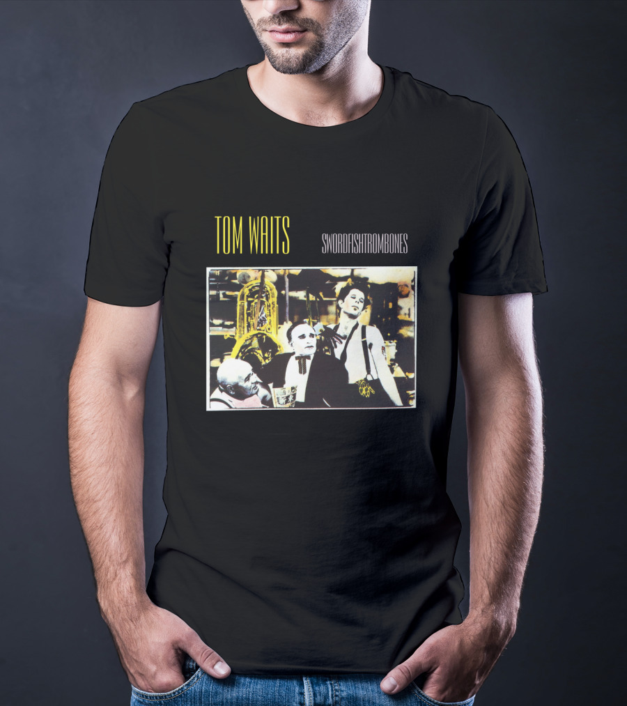 Tom Waits Swordfishtrombones Album Cover T-Shirt