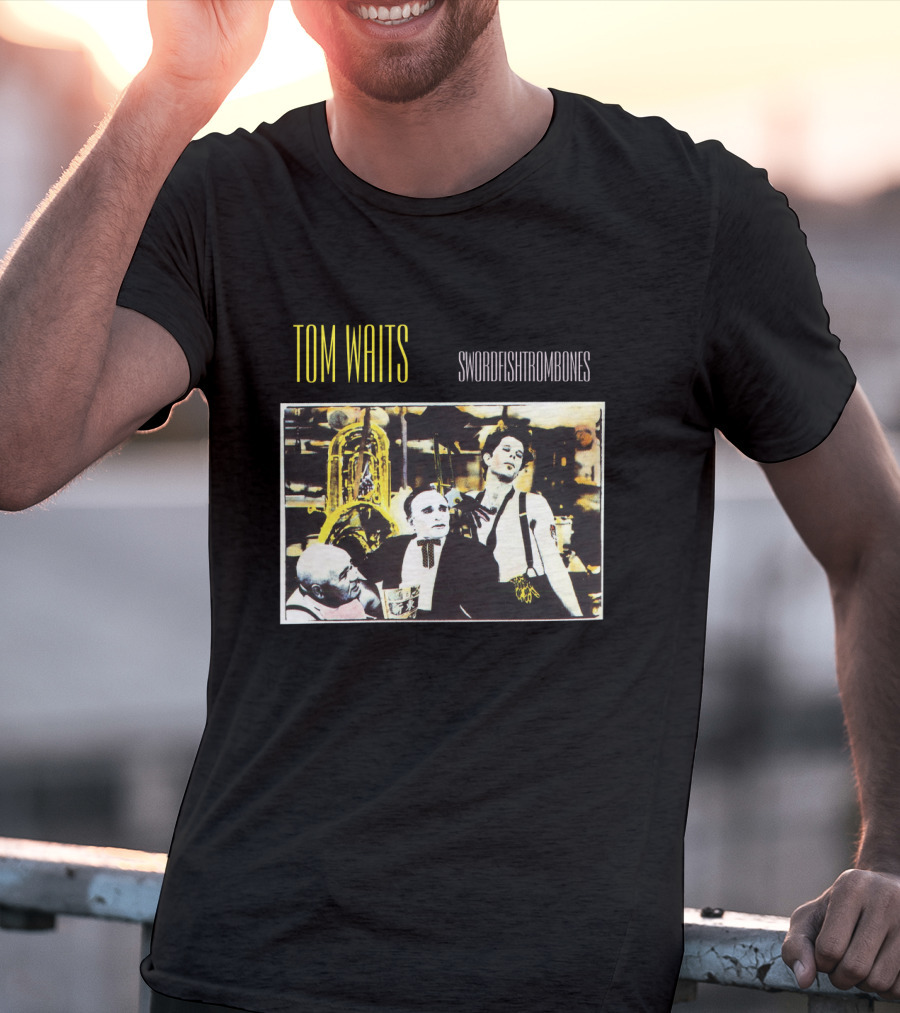 Tom Waits Swordfishtrombones Album Cover T-Shirt