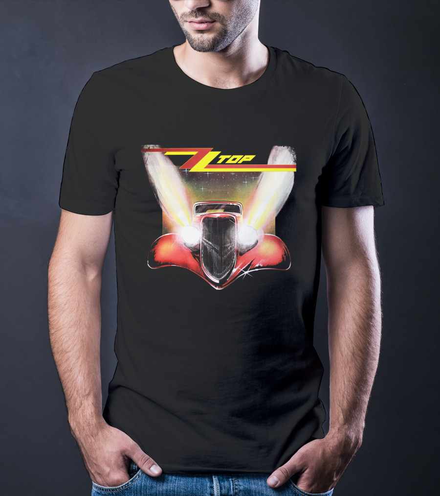 Zz Top Eliminator Hot Rod Album Cover Vintage 80S Band Merch T-Shirt