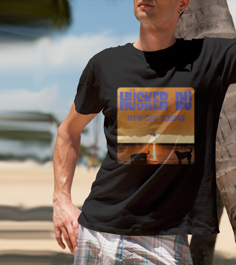 Hüsker Dü New Day Rising Sunrise Dogs T-Shirt