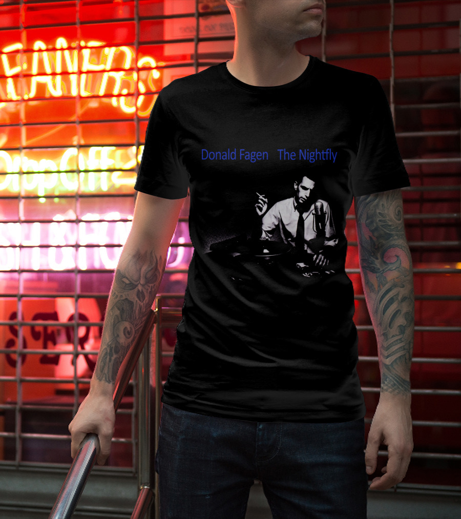 Donald Fagen The Nightfly Jazz Radio Host T-Shirt