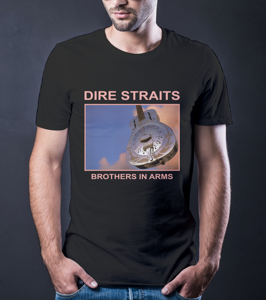 Dire Straits Brothers In Arms Steel Guitar T-Shirt