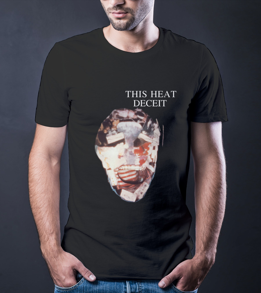 This Heat Deceit Mask Collage T-Shirt