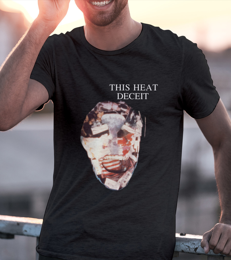 This Heat Deceit Mask Collage T-Shirt
