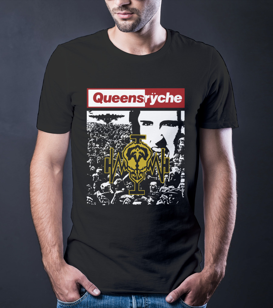 Queensrÿche Operation Mindcrime Album Artwork Iconic Skull T-Shirt