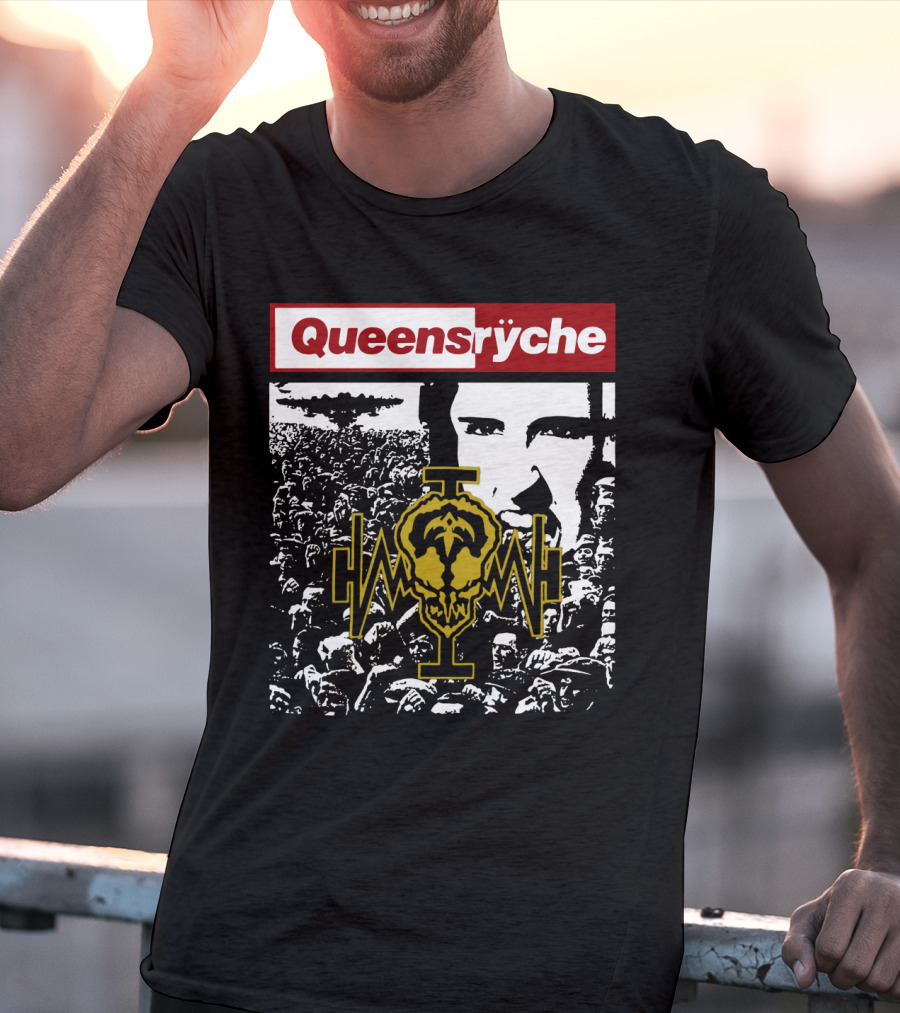 Queensrÿche Operation Mindcrime Album Artwork Iconic Skull T-Shirt