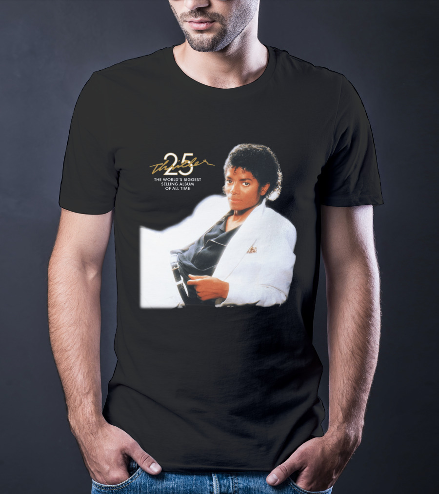 25 Thriller The World's Biggest Selling Album Of All Time T-Shirt