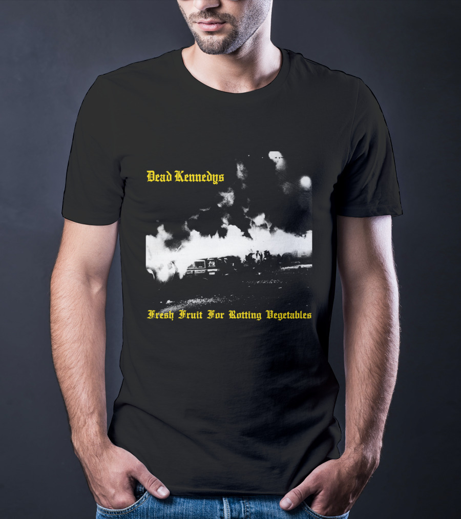 Dead Kennedys Fresh Fruit For Rotting Vegetables Burning Cars Scene T-Shirt