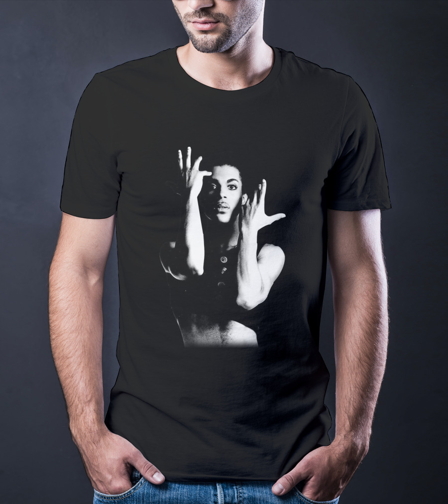 Prince Parade Black And White Iconic Pose T-Shirt