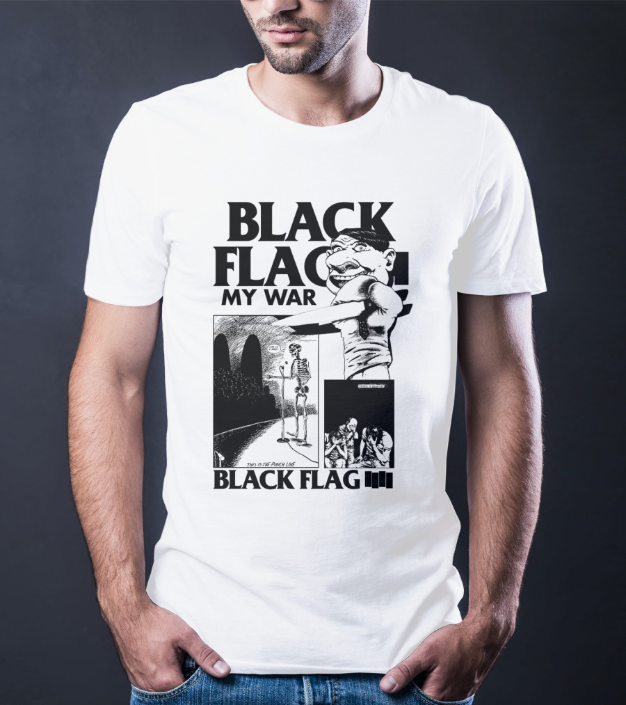 Black Flag My War This Is The Punch Line T-Shirt