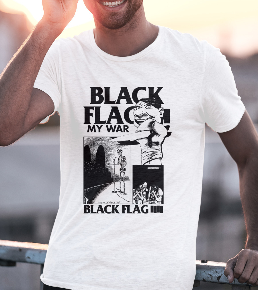 Black Flag My War This Is The Punch Line T-Shirt