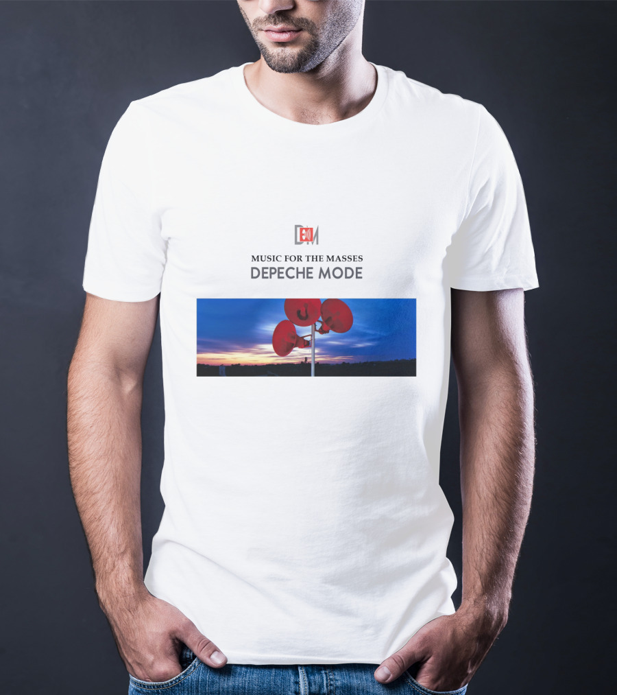 DEPECHE MODE Music For The Masses Sunset Speakers T-Shirt