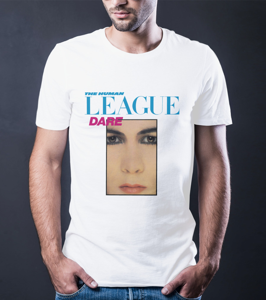 The Human League Dare Album Cover Art Face T-Shirt
