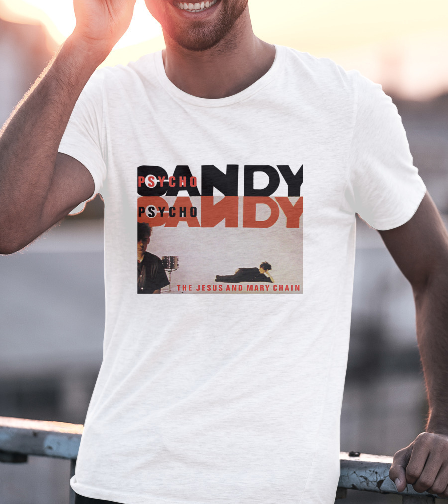 Psychocandy Album Cover The Jesus And Mary Chain T-Shirt