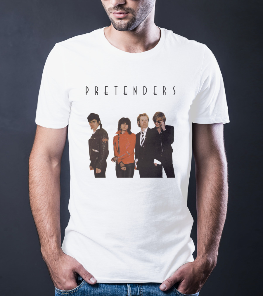 Pretenders Band Classic Album Cover Featuring Iconic Lineup T-Shirt