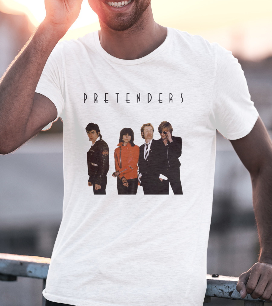 Pretenders Band Classic Album Cover Featuring Iconic Lineup T-Shirt