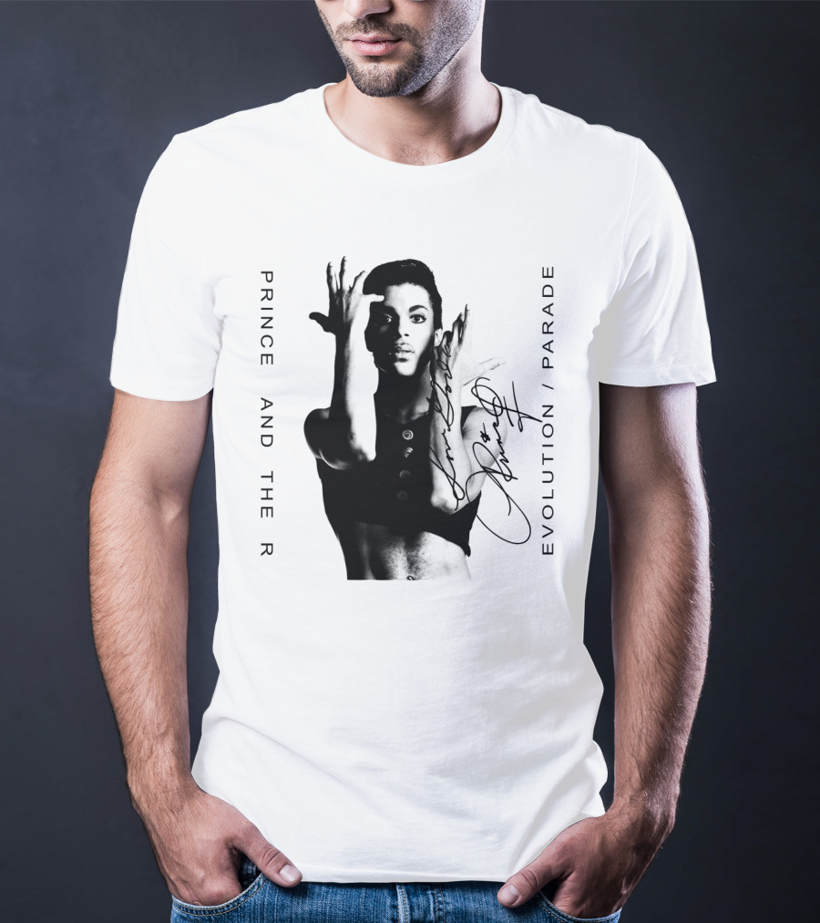 Prince And The Revolution Parade Signed Album Cover T-Shirt