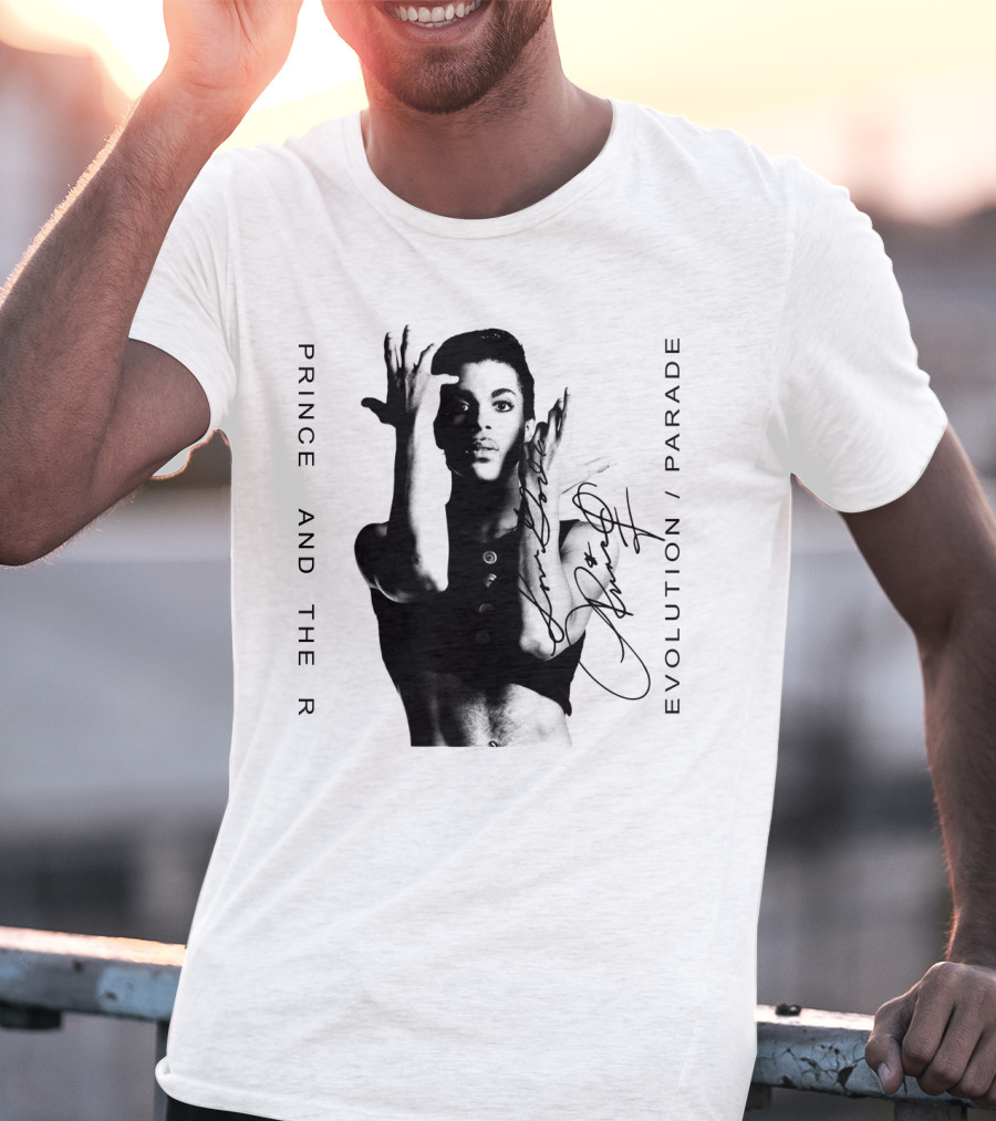 Prince And The Revolution Parade Signed Album Cover T-Shirt