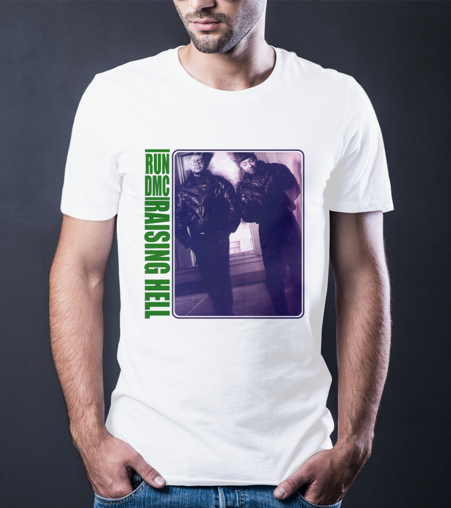 Run Dmc Raising Hell 1986 Music Album Hip Hop Legends T-Shirt