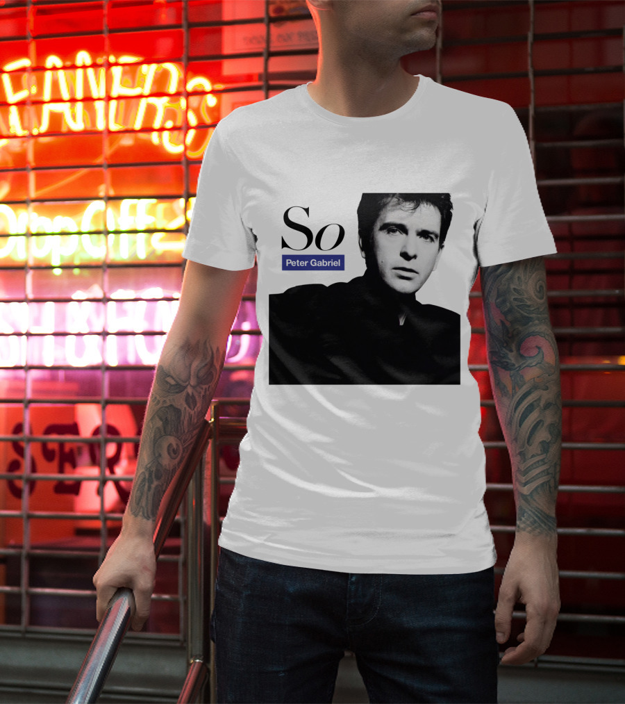 So Peter Gabriel Album Cover T-Shirt