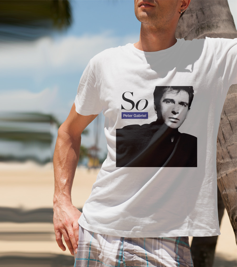 So Peter Gabriel Album Cover T-Shirt
