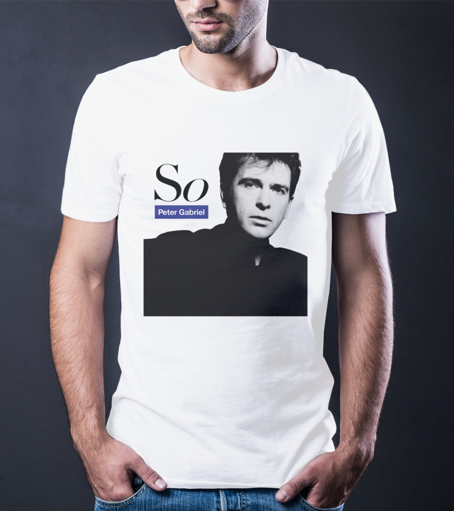 So Peter Gabriel Album Cover T-Shirt