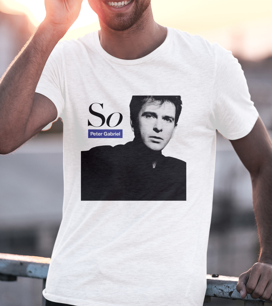 So Peter Gabriel Album Cover T-Shirt