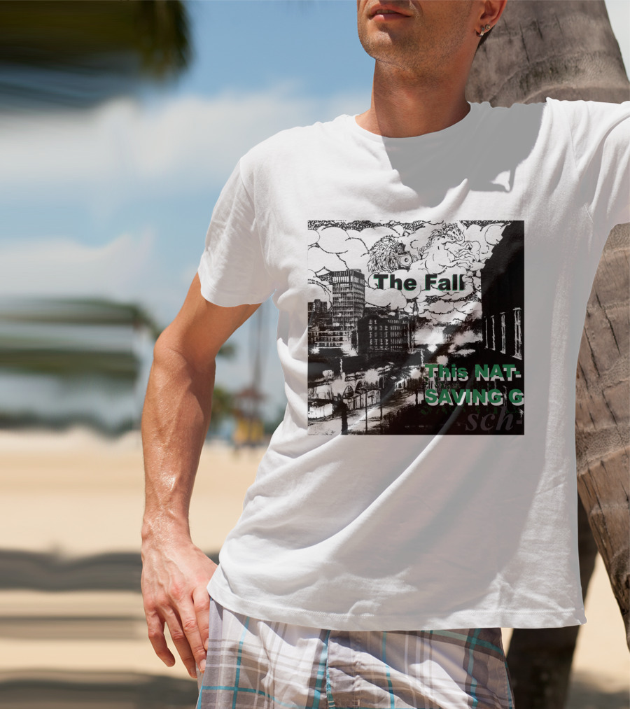 The Fall This Nation's Saving Grace Cityscape And Clouds T-Shirt