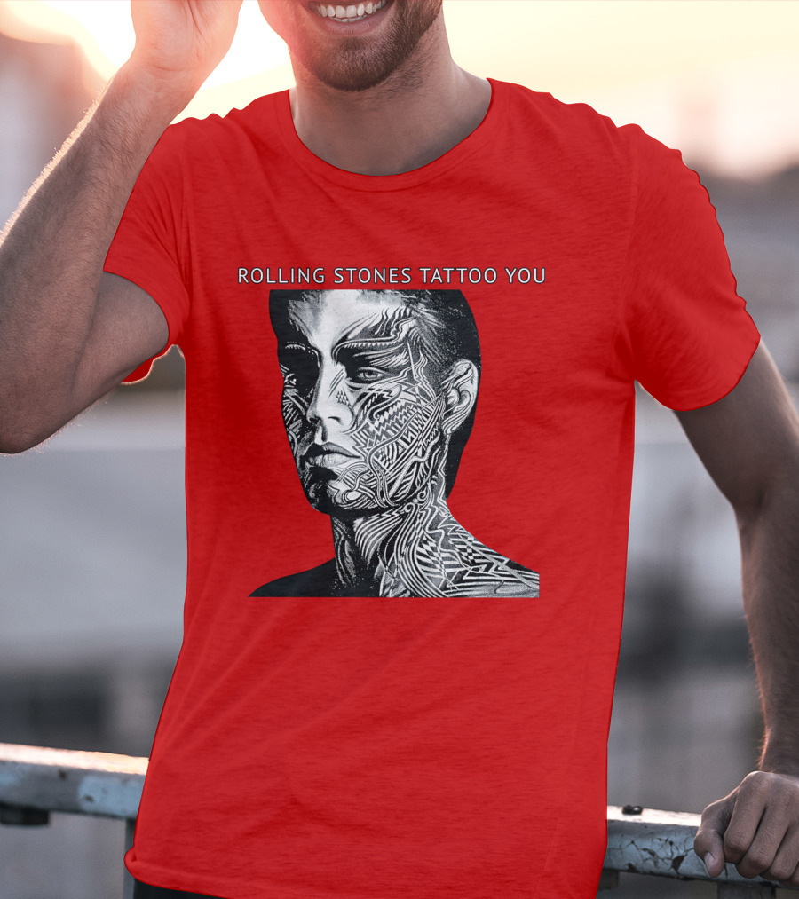 Rolling Stones Tattoo You Face Art T-Shirt