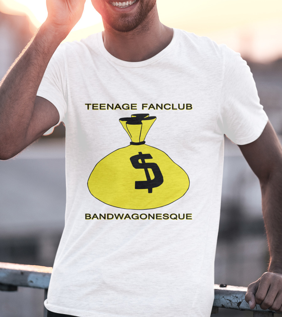 Teenage Fanclub Bandwagonesque Money Bag Icon With Dollar Sign T-Shirt