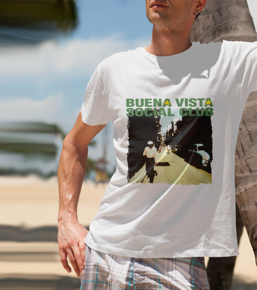 Buena Vista Social Club Vintage Havana Street Scene T-Shirt