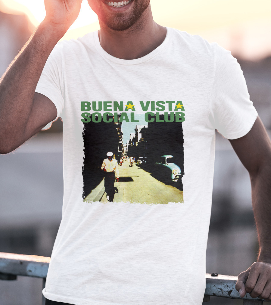 Buena Vista Social Club Vintage Havana Street Scene T-Shirt
