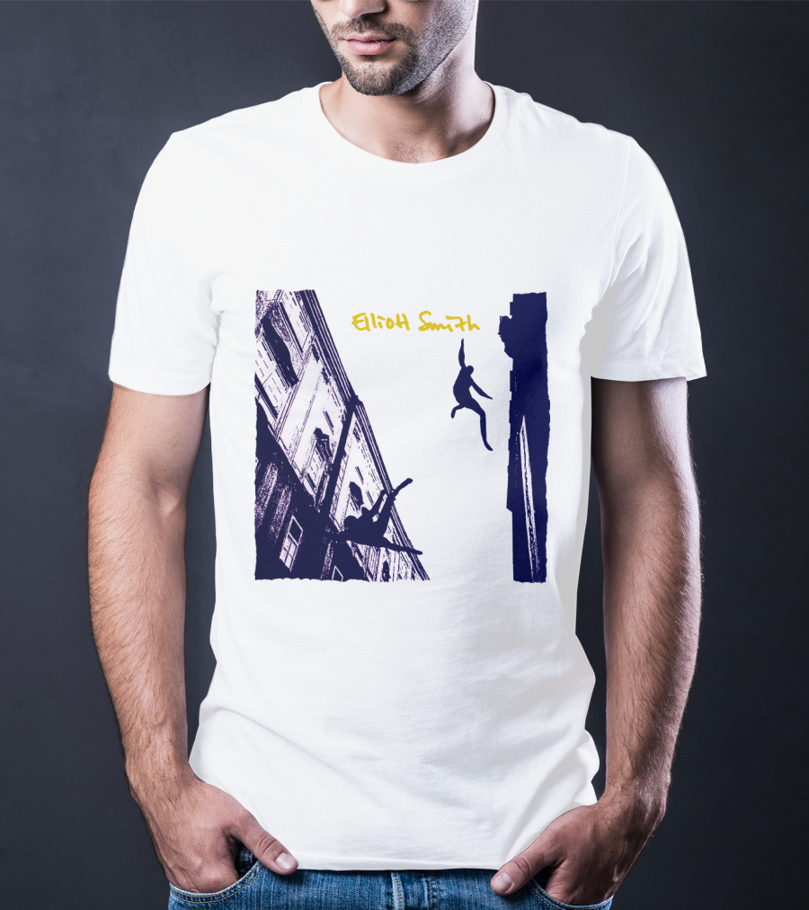 Elliott Smith Leaping Figures Urban Scene T-Shirt