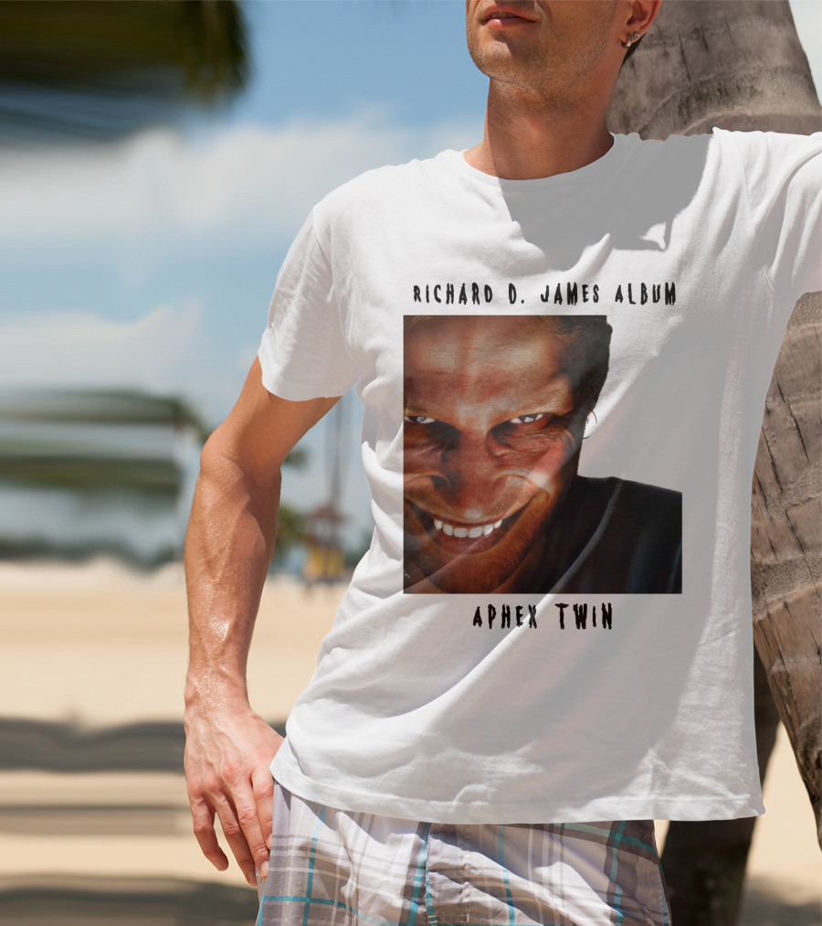 Richard D. James Album Aphex Twin Smiling Face T-Shirt