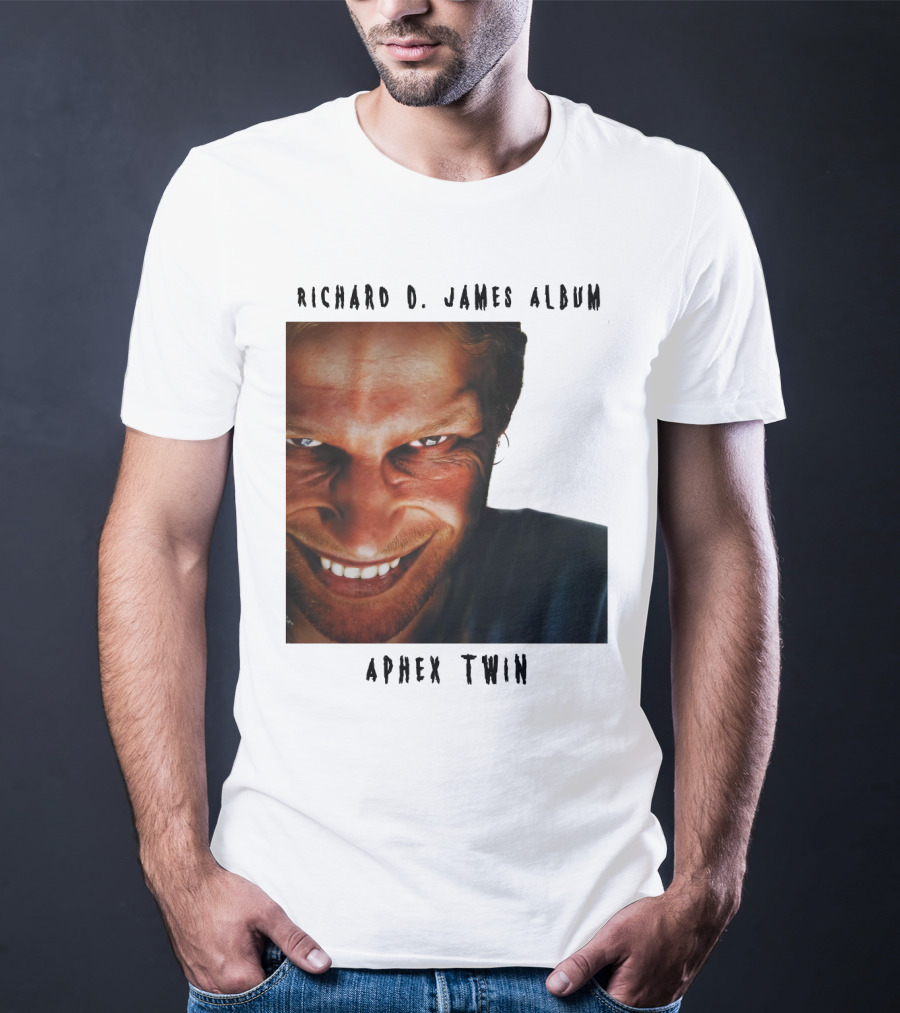 Richard D. James Album Aphex Twin Smiling Face T-Shirt