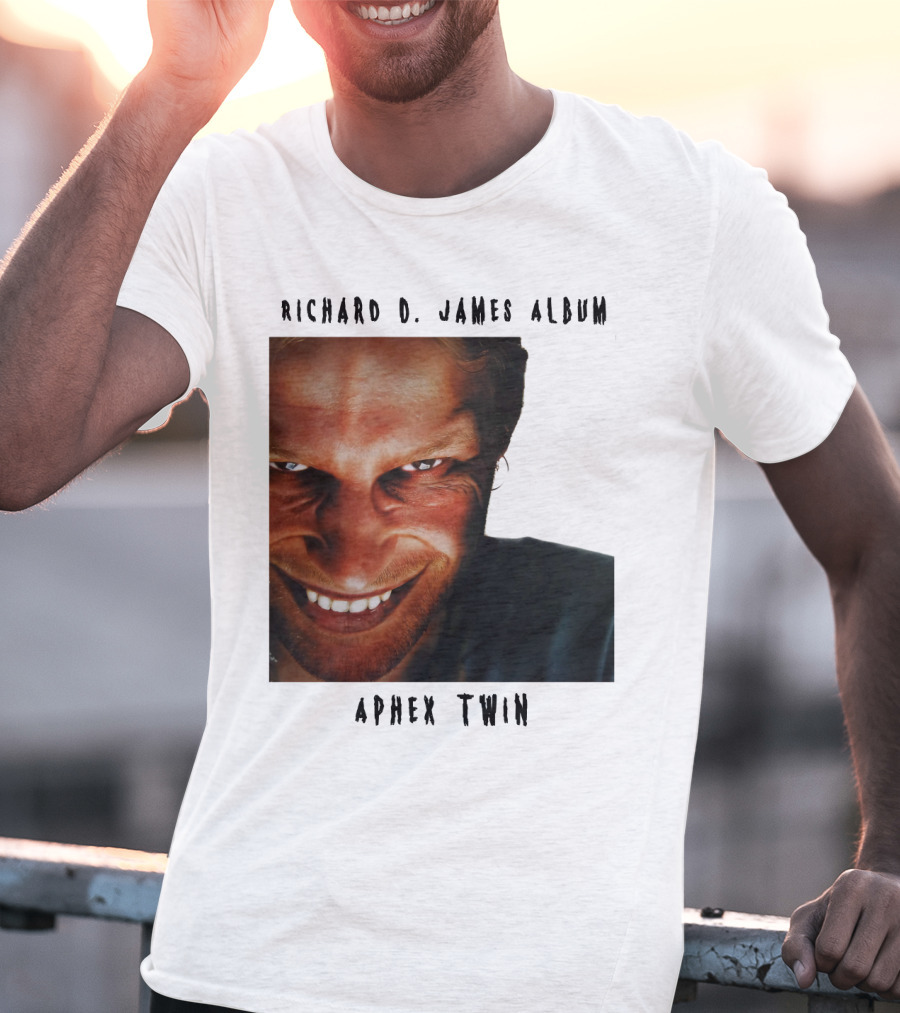 Richard D. James Album Aphex Twin Smiling Face T-Shirt