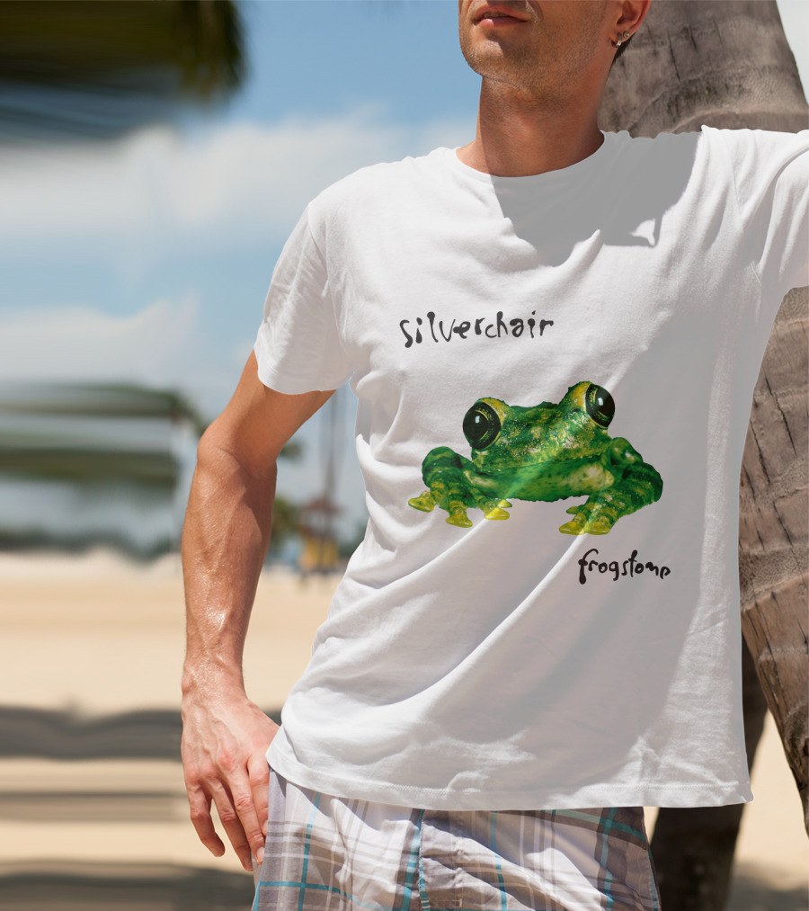 Silverchair Frogstomp Frog Green Eyes T-Shirt