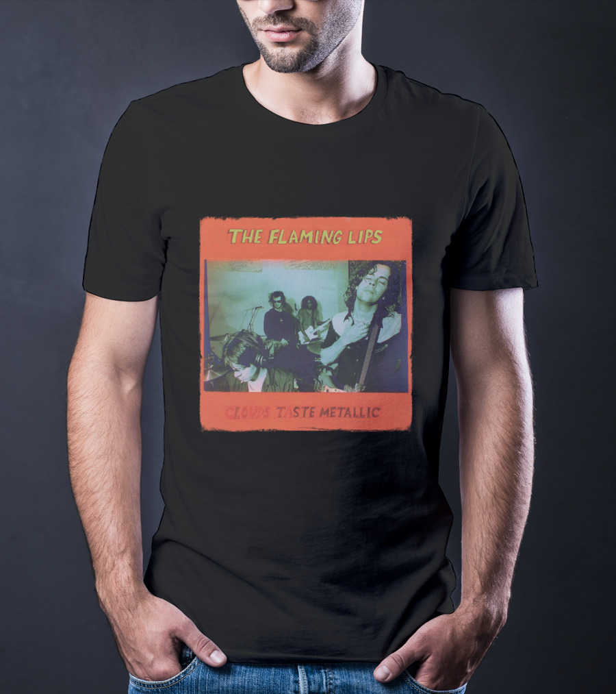 The Flaming Lips Clouds Taste Metallic Album Cover T-Shirt