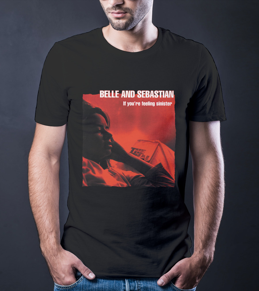 Belle And Sebastian If You're Feeling Sinister Album Cover Red Tone T-Shirt